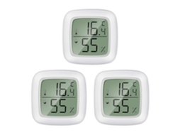 Mini Termômetro E Higrômetro Lcd Com 3 Peças. Nostalgia88