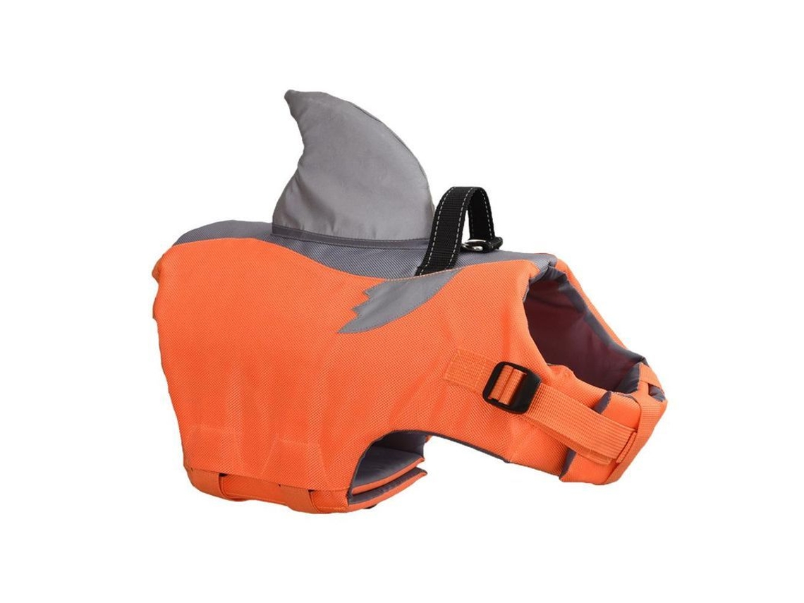 Chaleco Salvavidas Para Perros Verano Con Mango Reflectivo Ajustable Bulldog Labrador Surf Natación L Naranja Vitalidad