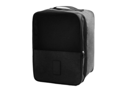 Bolsa de viagem para sapatos Oxford com capacidade para 3 pares, porta sapatos para viagem e esportes preta S/MARCA