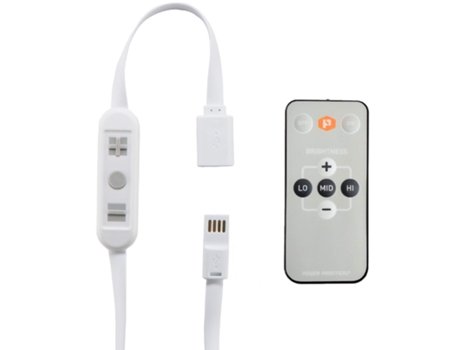 Interruptor Usb E Dimmer Luminoodle Power Practical Botão Liga/desliga Fêmea Para Macho Com Controle Remoto Sem Fio