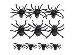 30 Peças De Aranhas De Plástico De Imitação, Brinquedo Engraçado Para O Halloween. Ly Ebike