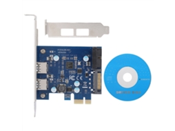 Placa Adaptadora De Expansão 4 Portas Pci-e Usb3.0 20pin T19pin Para Winxp Win7/win8