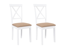 Dining Chair, Dining Chairs Vidaxl Branco Borracha (n/a)