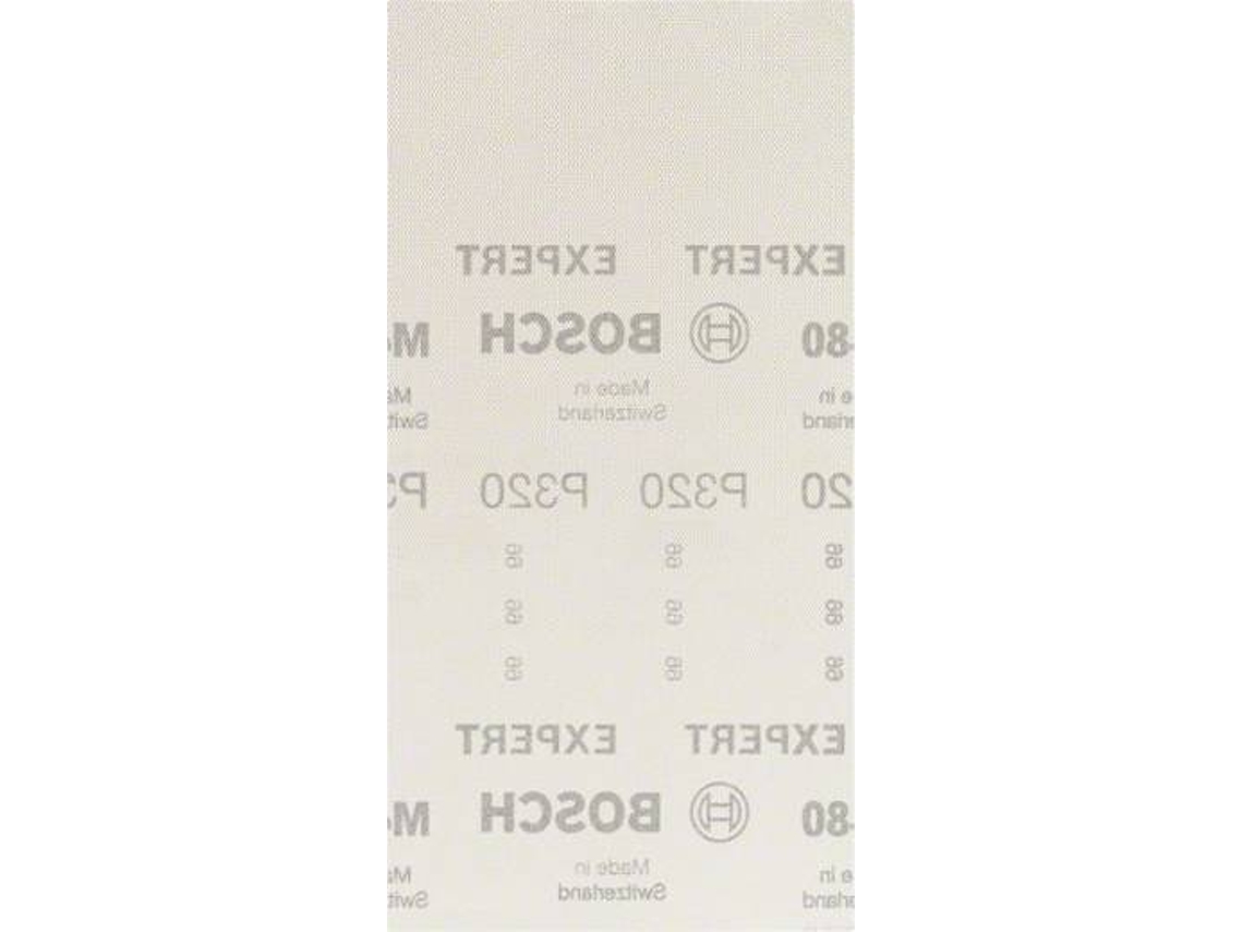 Rede de Lixa BOSCH Expert M480 para Lixadeiras Orbitais - 115x230 mm - G 320 - 50 Un