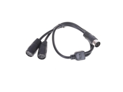 Cabo adaptador divisor DIN MIDI Y de 5 pinos (1 macho para 2 fêmeas) 50 cm Shytmv Slowmoose