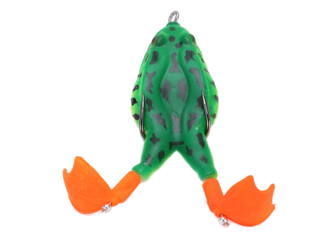 Isca Flutuante Thunder Frog com Hélices para Pesca de Bass