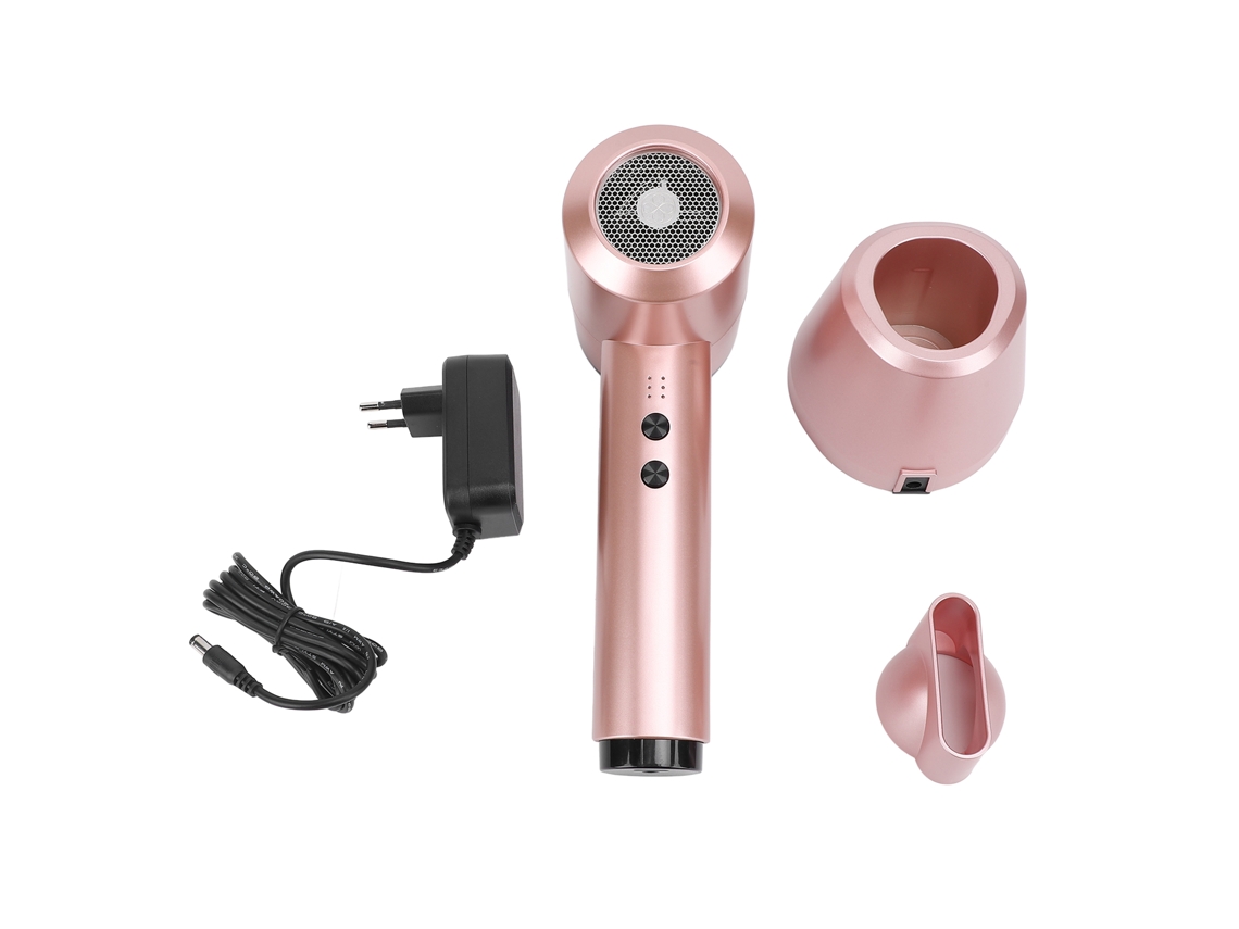 Secador de Cabelo Sem Fios Recarregável com Bateria de 5000mah, 6 Velocidades, Portátil para Casa e Campismo LAXISCREED