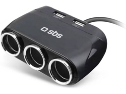 Carregador SBS Auto Multi Tomada (Preto)