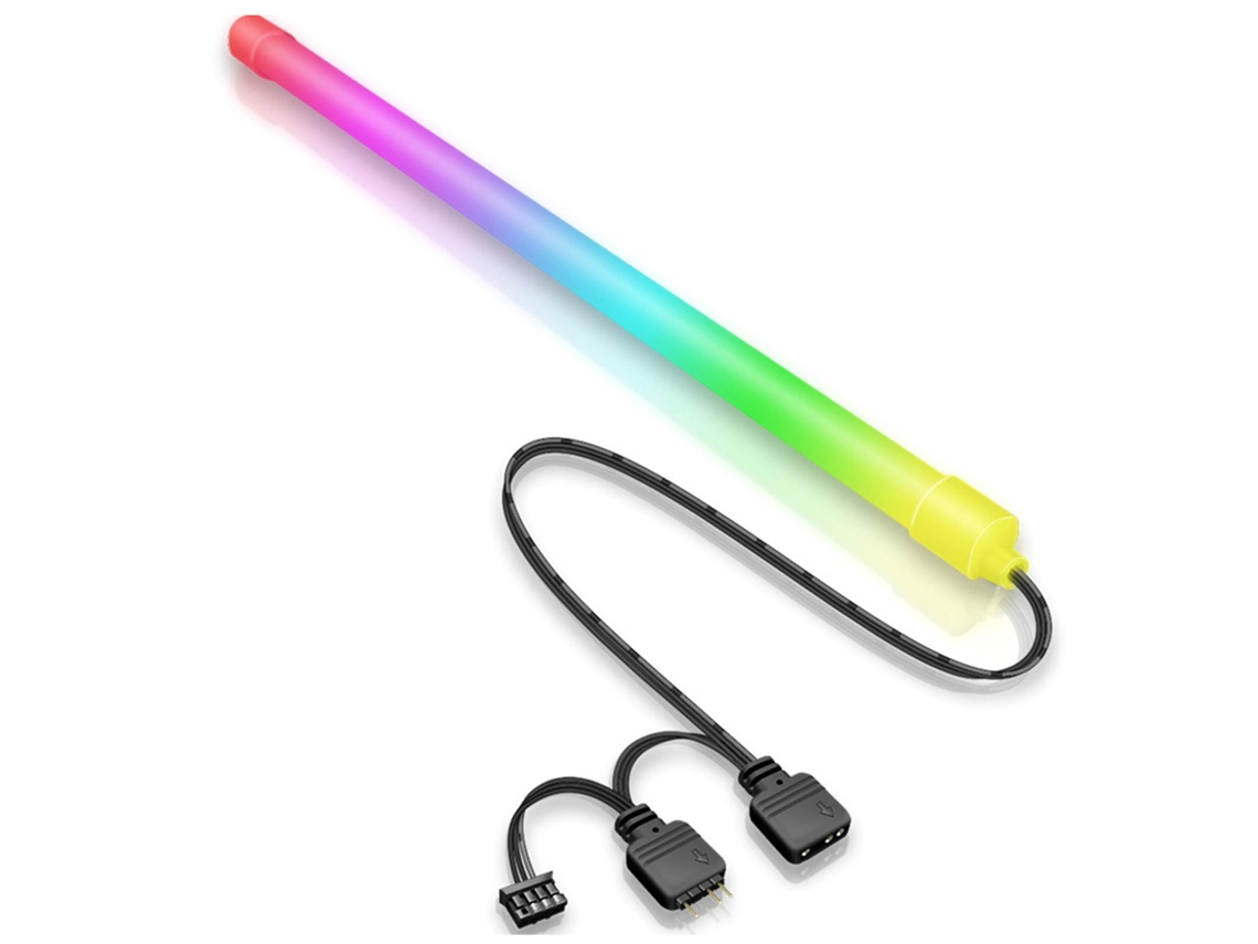 Coolmoon Barra De Luz Argb 5v 3 Pinos Chassis Deco Barra De Luz Led Barra De Luz De Silicone