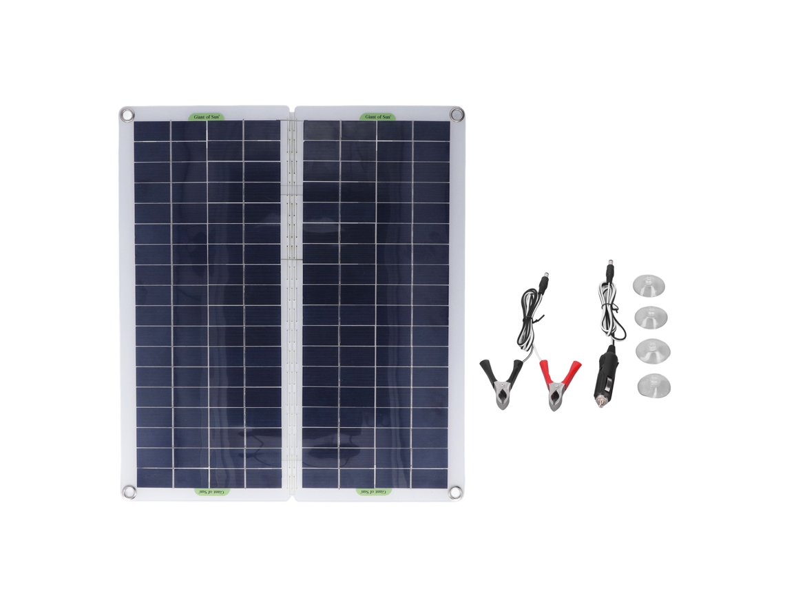 Painel solar portátil 40W polissilício plegável carregador bateria outdoor para viagem RV S/MARCA
