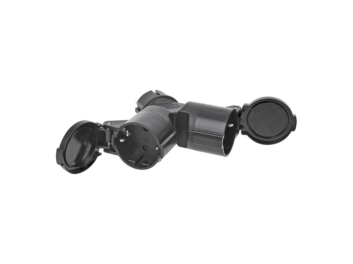Divisor De 2 Vias Schuko