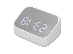 Altifalante Bluetooth com relógio despertador e display digital EOOCOO