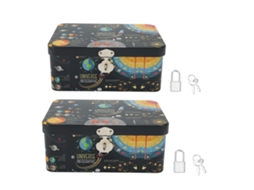 Tinplate Storage Box LAXISCREED (waterproof, With Key And Lock)