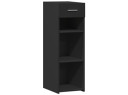 Sideboard, Sideboards Vidaxl Preto Madeira Processada (30 X 42.5 X 93 Cm)