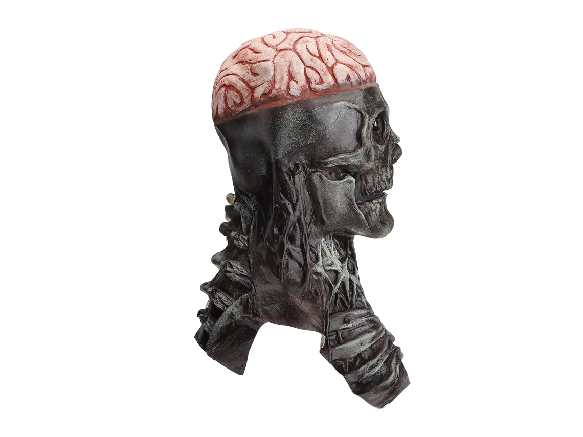 Laxiscreed Máscara De Caveira 3d Luminescente Para Halloween, Funciona Com 2 Pilhas Aa