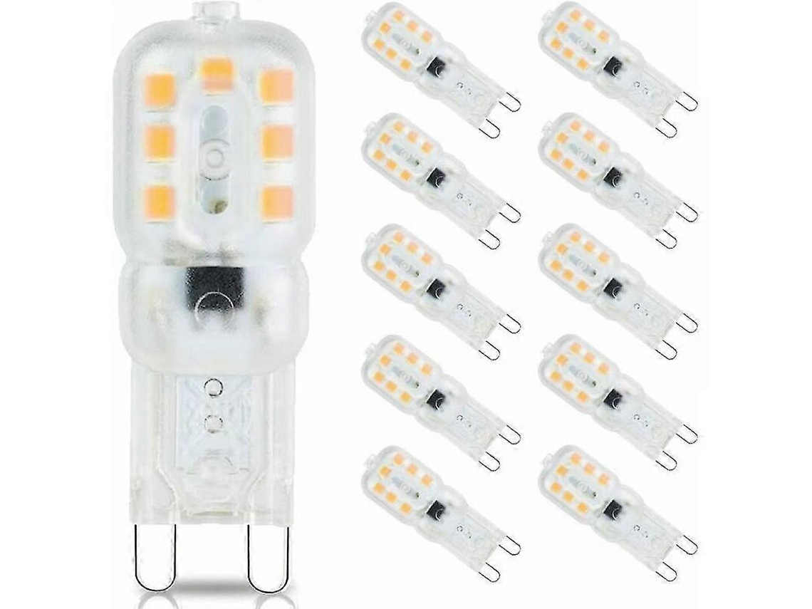 Lâmpada Led G9 3000k Branco Quente, Mini Lâmpadas Led G9 3w, E Db Brilvibera