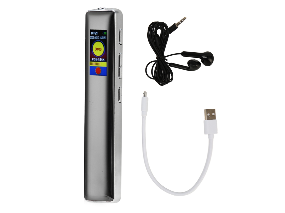 Gravador Portátil LAXISCREED Hd com Redução de Ruído e Mp3