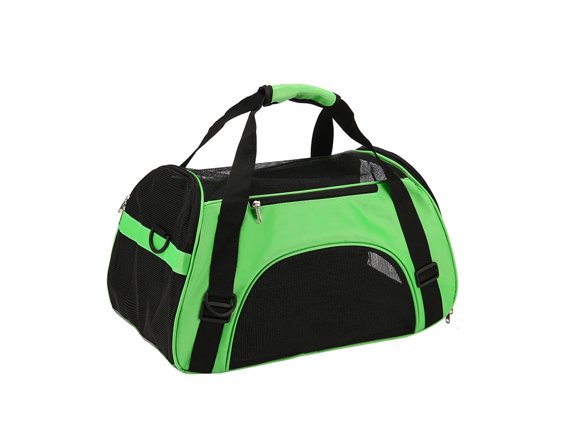 Mochila de Transporte para Animais de Estimação AQUAFORGE portátil verde