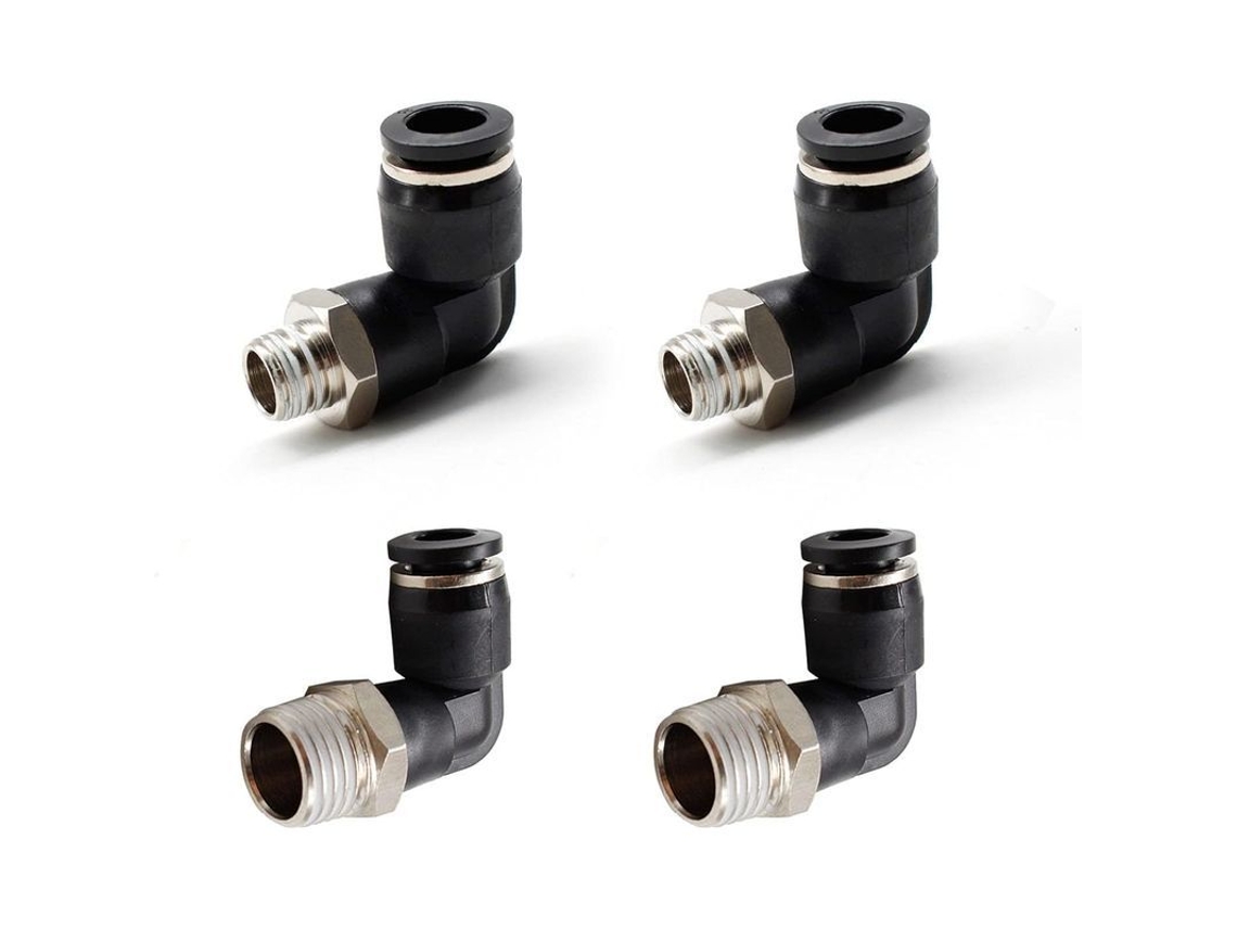 Conectores neumáticos para ferramentas DIY, modelos 6mm×1/4" e 8mm×1/8" | S/MARCA