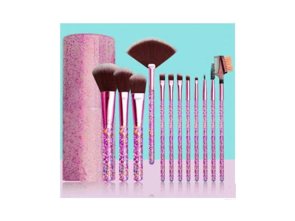 Conjuntos de 12 Peças de para Base Líquida Creme e Pó Corretivo Blush e Contorno Cor2 LUUCOZK