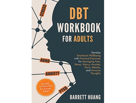 Livro DBT Workbook for Adults de Barrett Huang (Inglês)