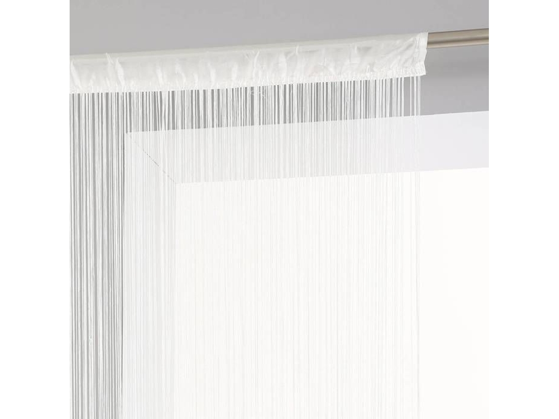 Cortina "lanka" Fio Branco Marfim 90x200cm - Atmosphera Criador De Interiores