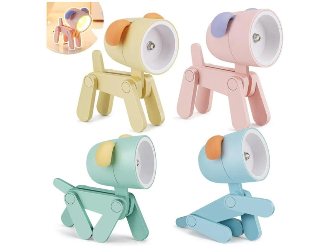 4 Unidades Mini Luz Noturna Led Suporte Para Telefone 2 Em 1 Luz Noturna Para Cães Adequada Para Escritório Estudo Dormitório Estudantil Azul Yizhood