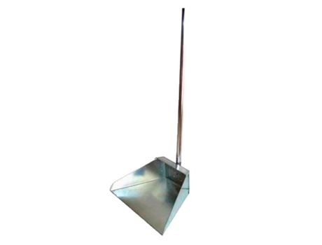 Pá De Lixo De Metal Galvanizado Pamex Com Bastão 75 X 34 X 27 Cm, Pá De Lixo Básica Para Limpeza Doméstica, Durável E Resistente