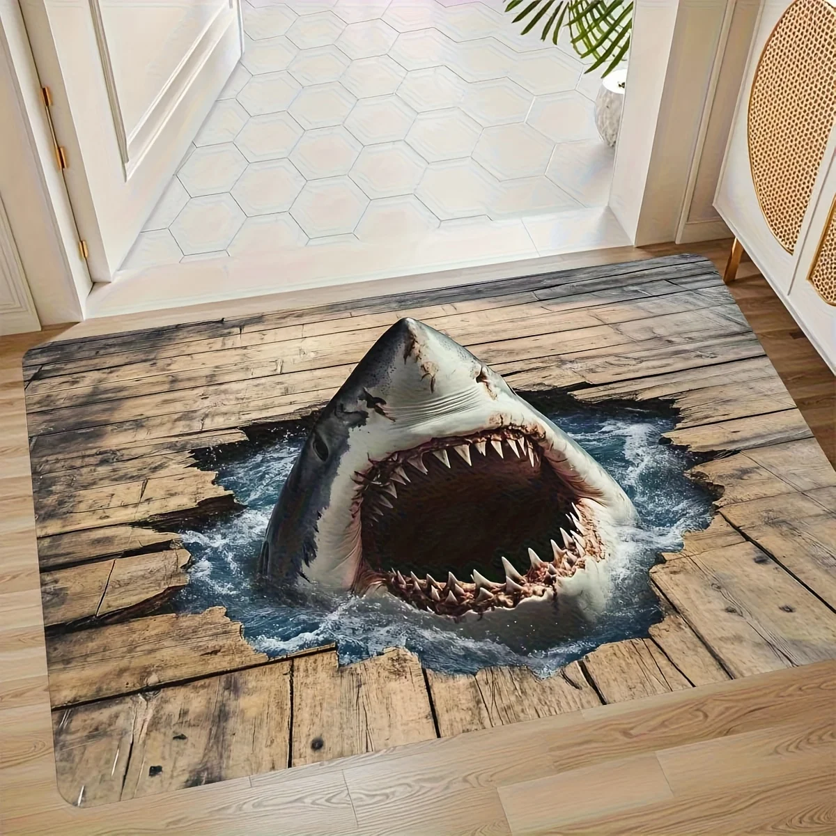 Tapete Criativo Para Hall De Entrada (estilo 4, 40x60cm), Decoração Para Casa, Macio E Lavável À Máquina.