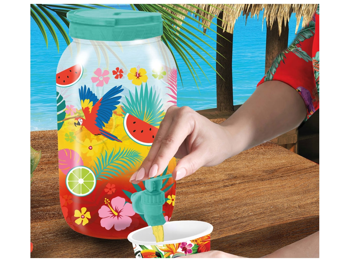 Distribuidor de bebidas tropicais exóticas