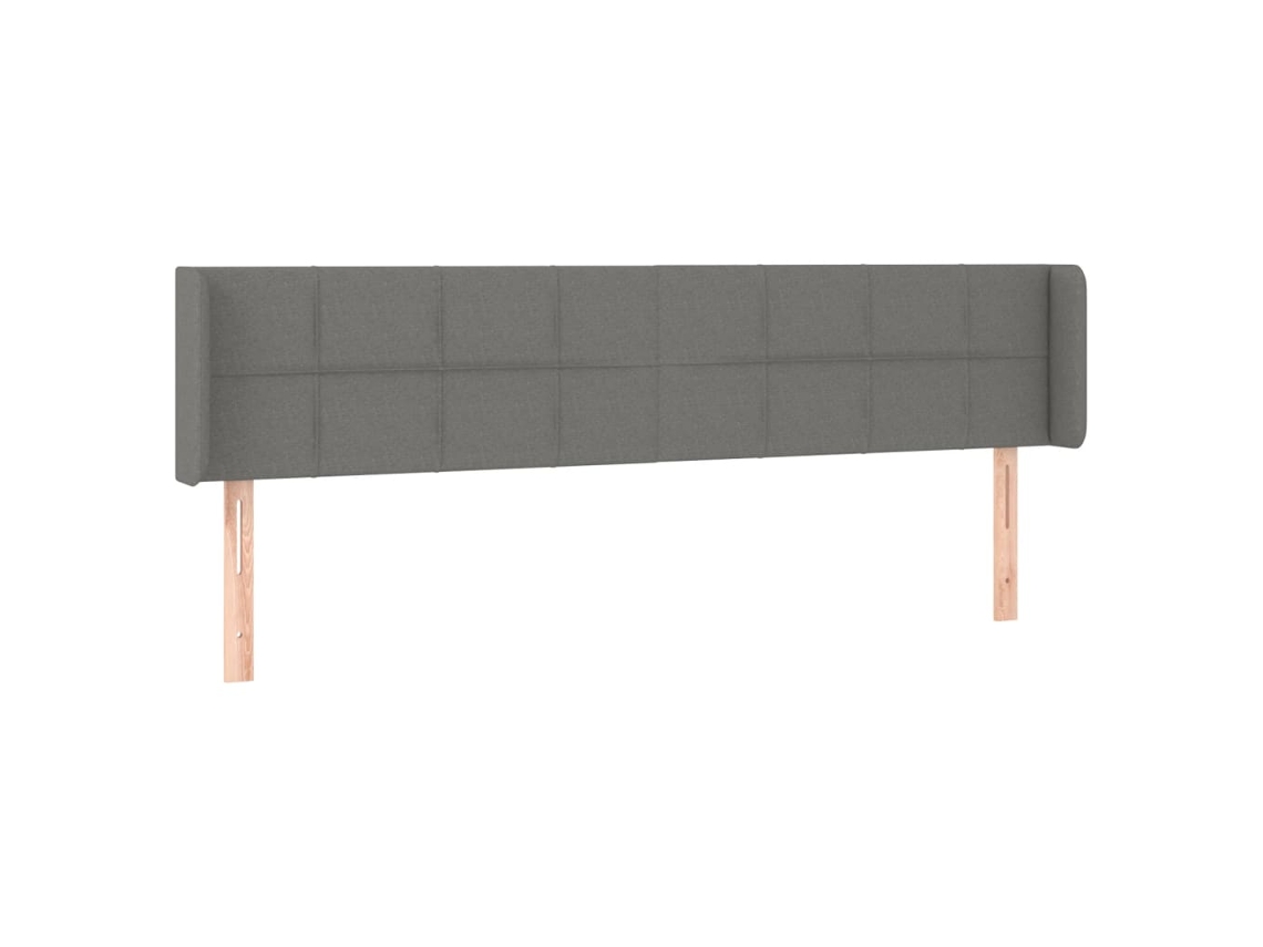 Headboard, Headboards Vidaxl Cinzeto Tecido (183 X 16 X 78/88 Cm)