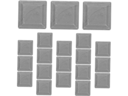 Conjunto De 10 Tampas Quadradas Para Postes De Cerca E Corrimãos