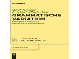 Livro Grammatische Variation de De Gruyter (Alemão)