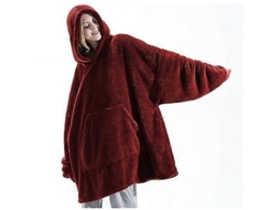 2026 sudadera com Capuz Blanket Warm Soft Sherpa Fleece Oversized Usable
