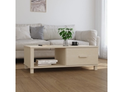 Vidaxl Mesa De Centro Hamar 100x55x35 Cm Pinho Maciço Castanho-mel
