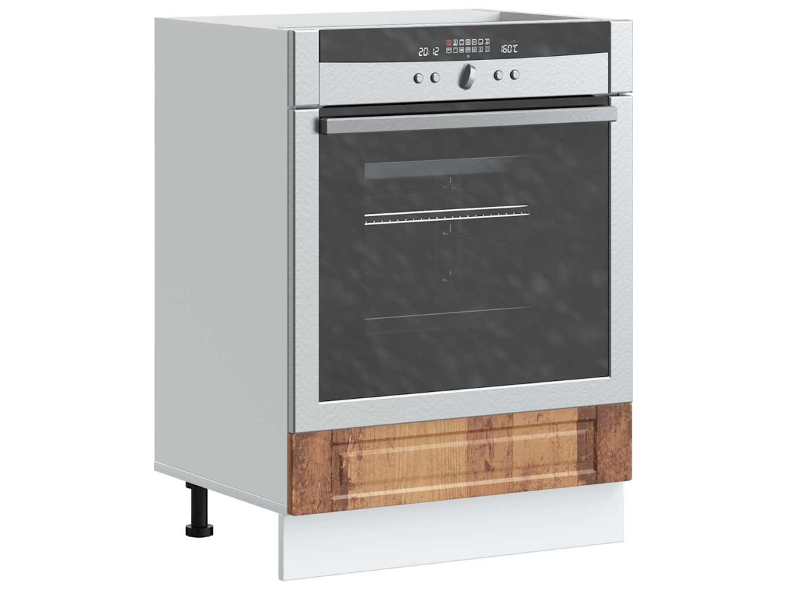 Vidaxl Armário Forno Porto Derivados De Madeira Madeira Velha
