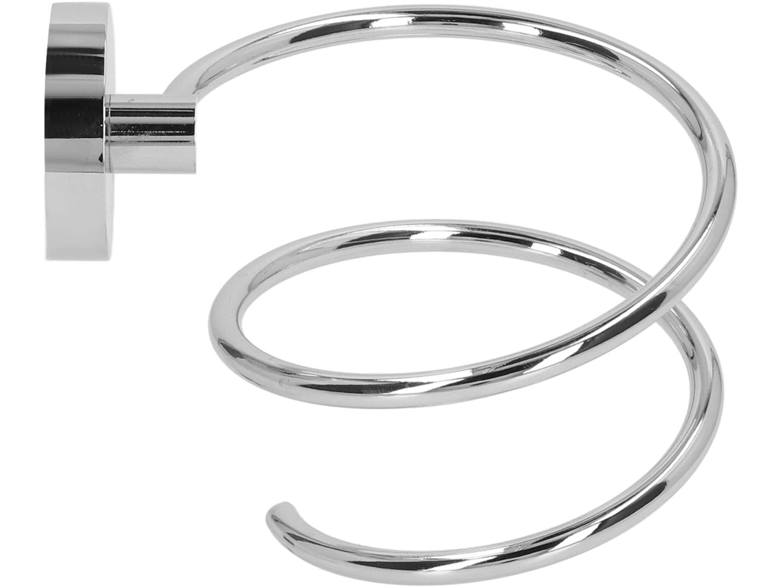 Suporte Para Secador De Cabelo Cryfokt, Suporte De Parede Para Secador De Ar, Paracuidados Com O Cabelo (cromado)