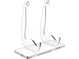 Suporte Para Livros Em Acrílico Transparente, Organizador De Prateleira Vertical Antiderrapante Que Economiza