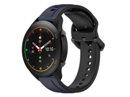 Pulseira De Silicone Bicolor Com Formato Convexo De 22 Mm Para Xiaomi Mi Watch S1 Pro