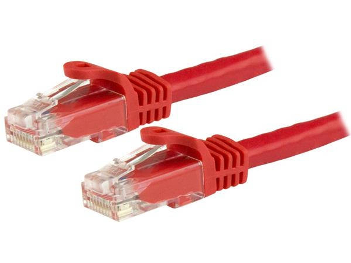 Cabo de Rede STARTECH (RJ45 - 3 m - Vermelho)