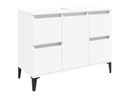 Armário de Lavatório Branco MAISON EXCLUSIVE em Derivados de Madeira (80x33x60 cm)