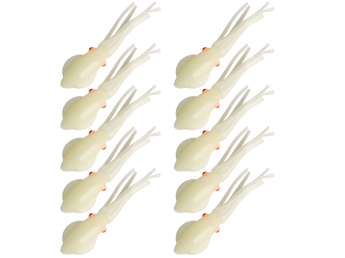 Soft Bait (luminous Bionic) Luminous New Squid Soft Bait (8.5cm 10pcs)