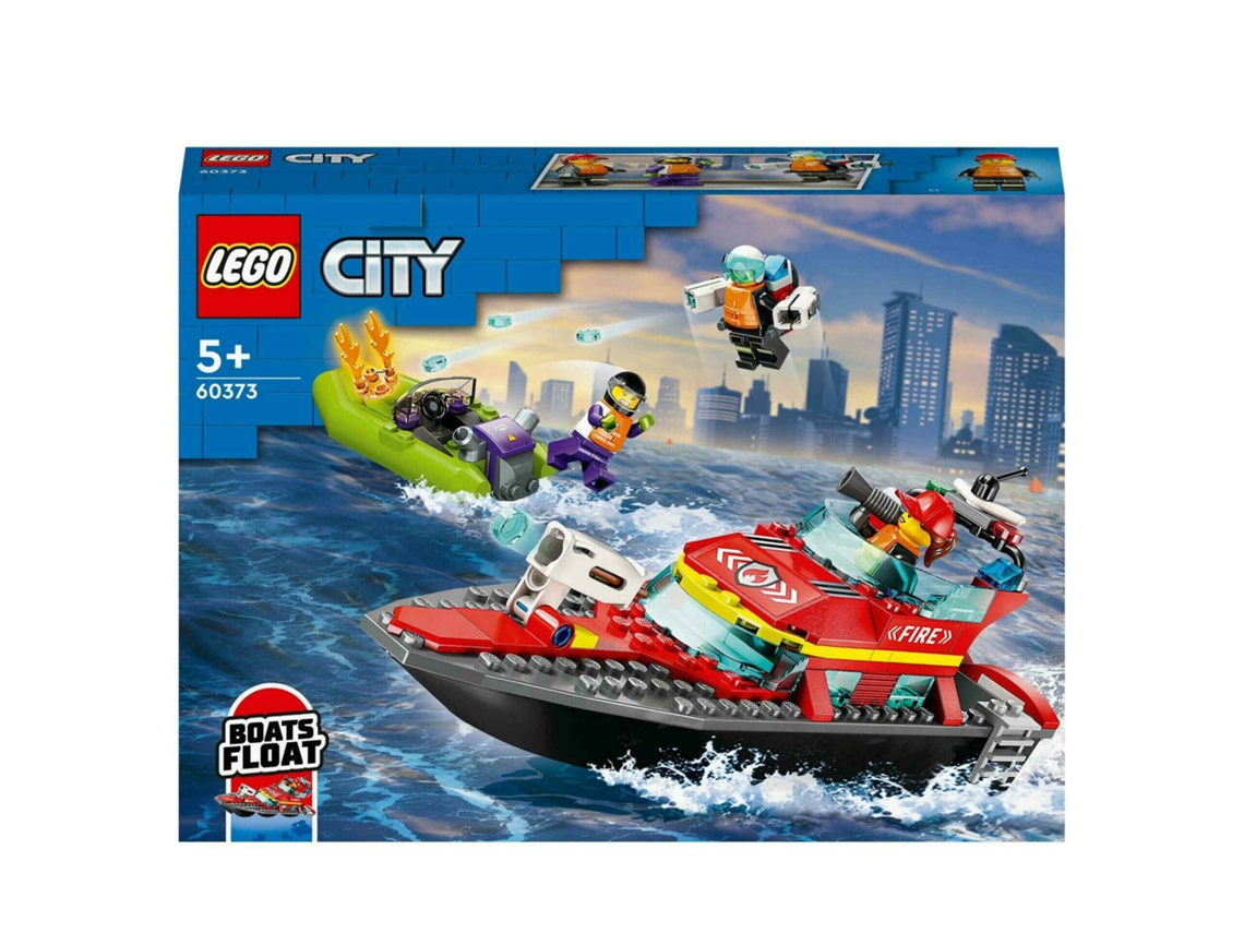 LEGO City: Barco de Resgate dos Bombeiros - 60373