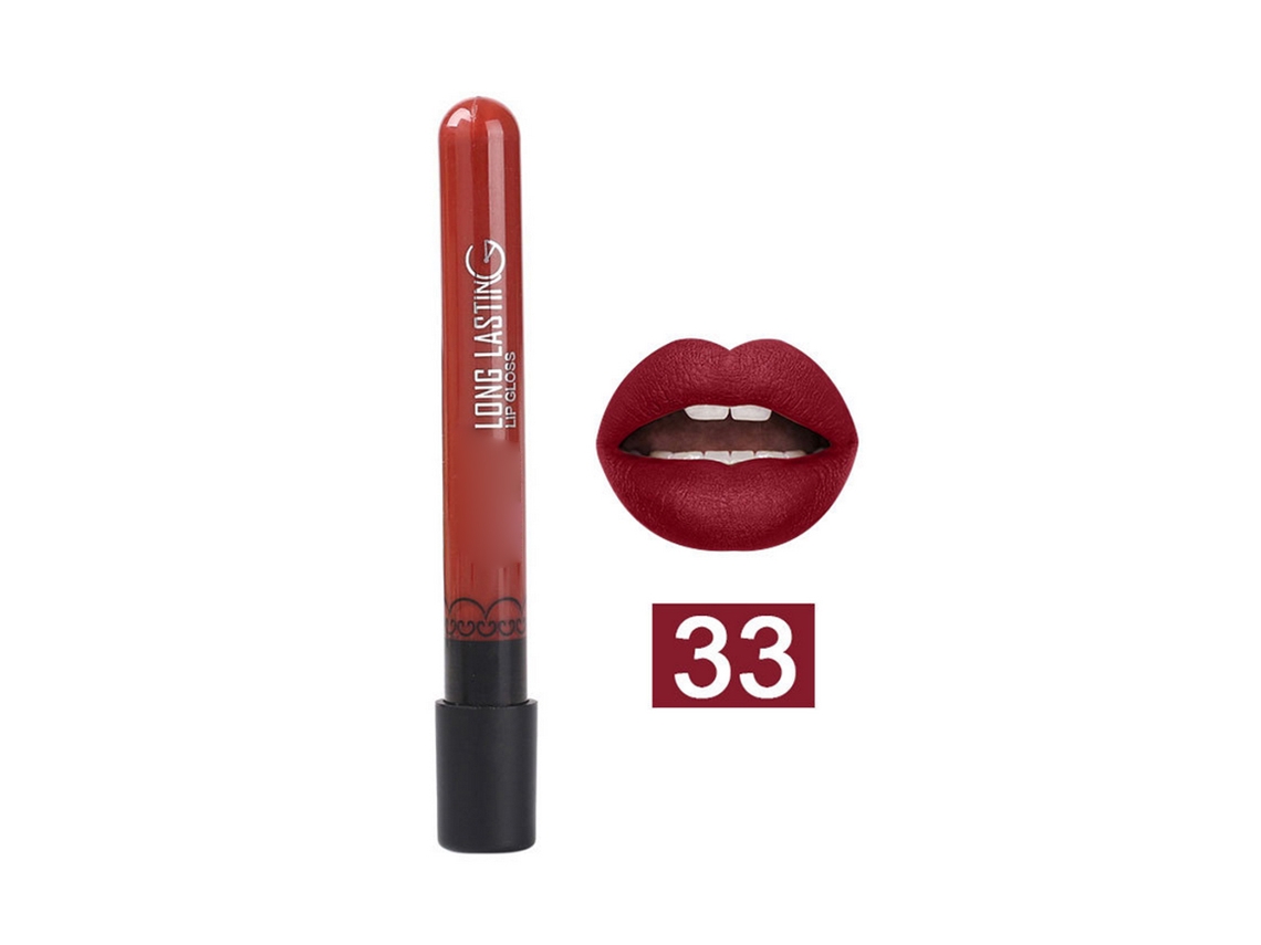 Kit De 38 Colores Labial Waterproof Brillo Largo Duración Gloss Cosmético Maquillaje Menow 33