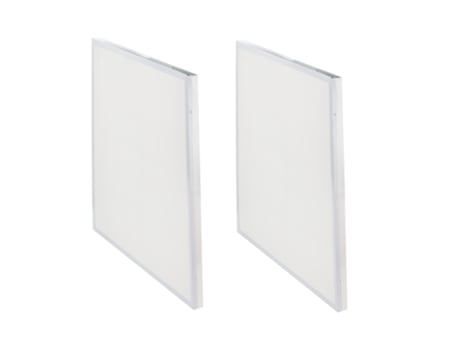Pack X2 Led Panel Dimensões Da Superfície 60X60Cm Poder 50W Cool White Color 6000K 4000 Lúmens White Frame