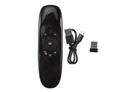 Mouse Sem Fio 2.4g Com Teclado E Controle Remoto Para Android Tv Box E Computador (versão Em Inglês) Com Giroscópio De 6 Eixos._glo