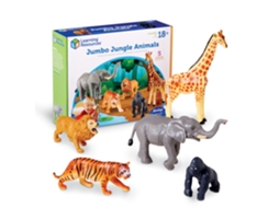 Conjunto De Brinquedos Educativos Gigantes De Animais Da Selva Da Learning Resources