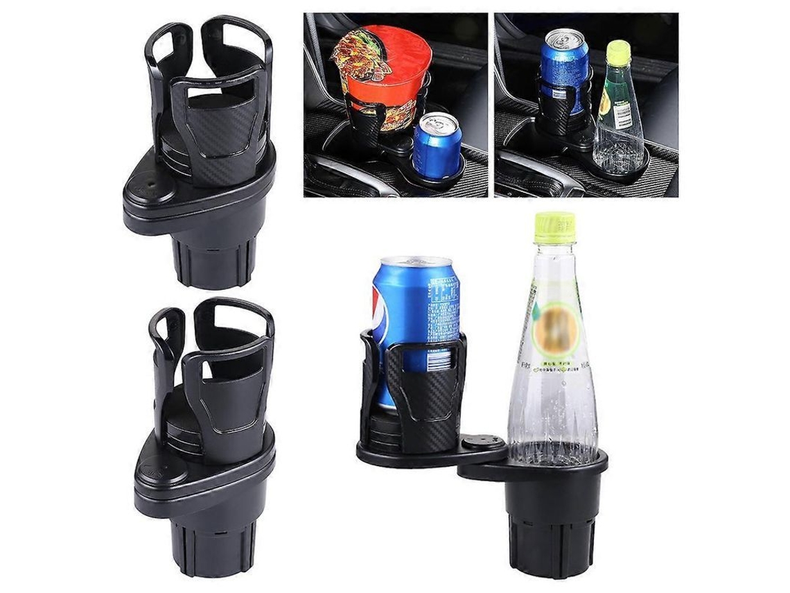 Expansor De Porta-copos Para Carro Com Design Econômico De Espaço, Material Durável E Instalação Rápida Black B