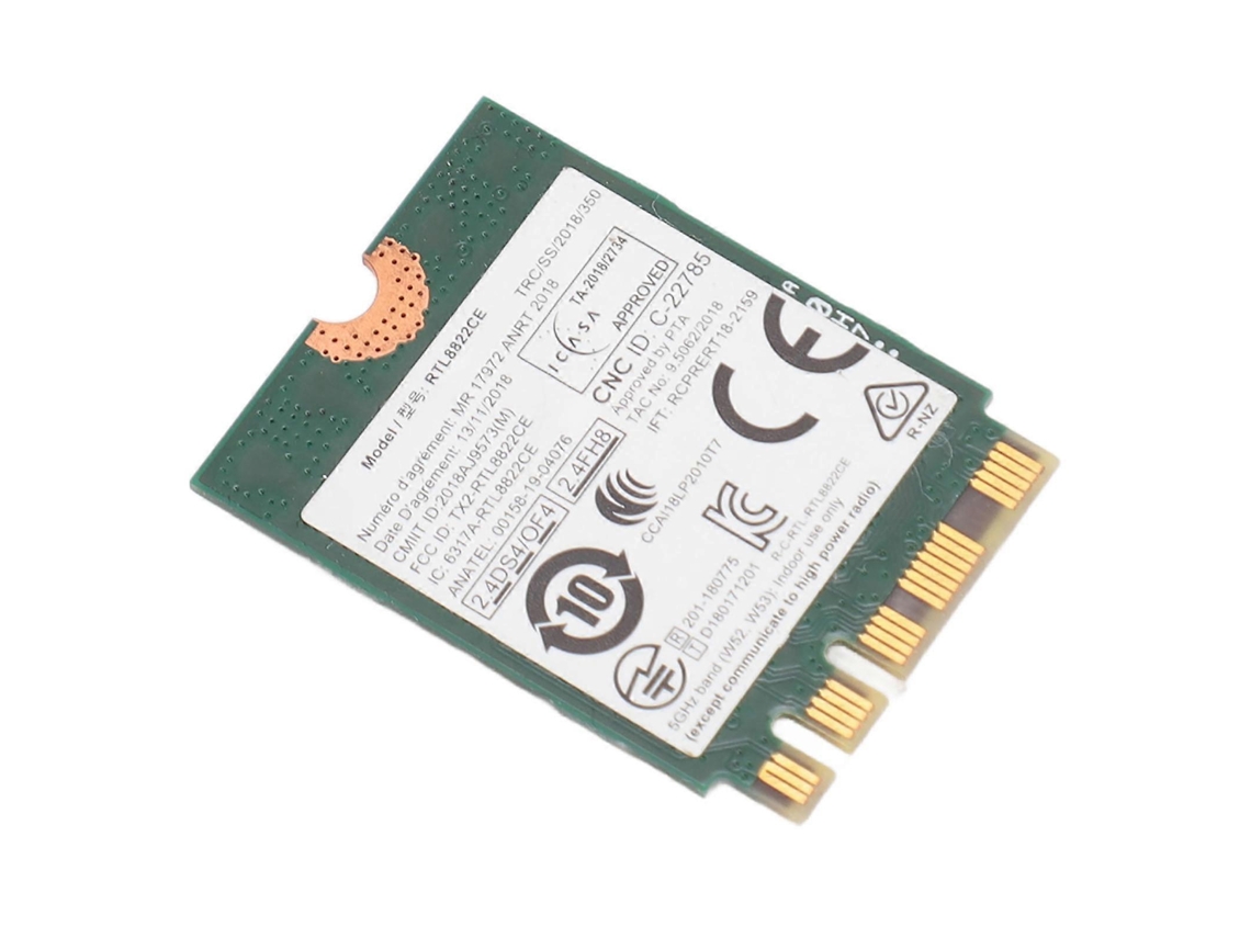 Placa De Rede Sem Fio Rtl8822ce Fru Ngff, Banda Dupla De 2,4 Ghz E 5 Ghz, 867 Mbps, Ngff, Bluetooth 5.0, Adaptador Para Windows 10. Aquaforge