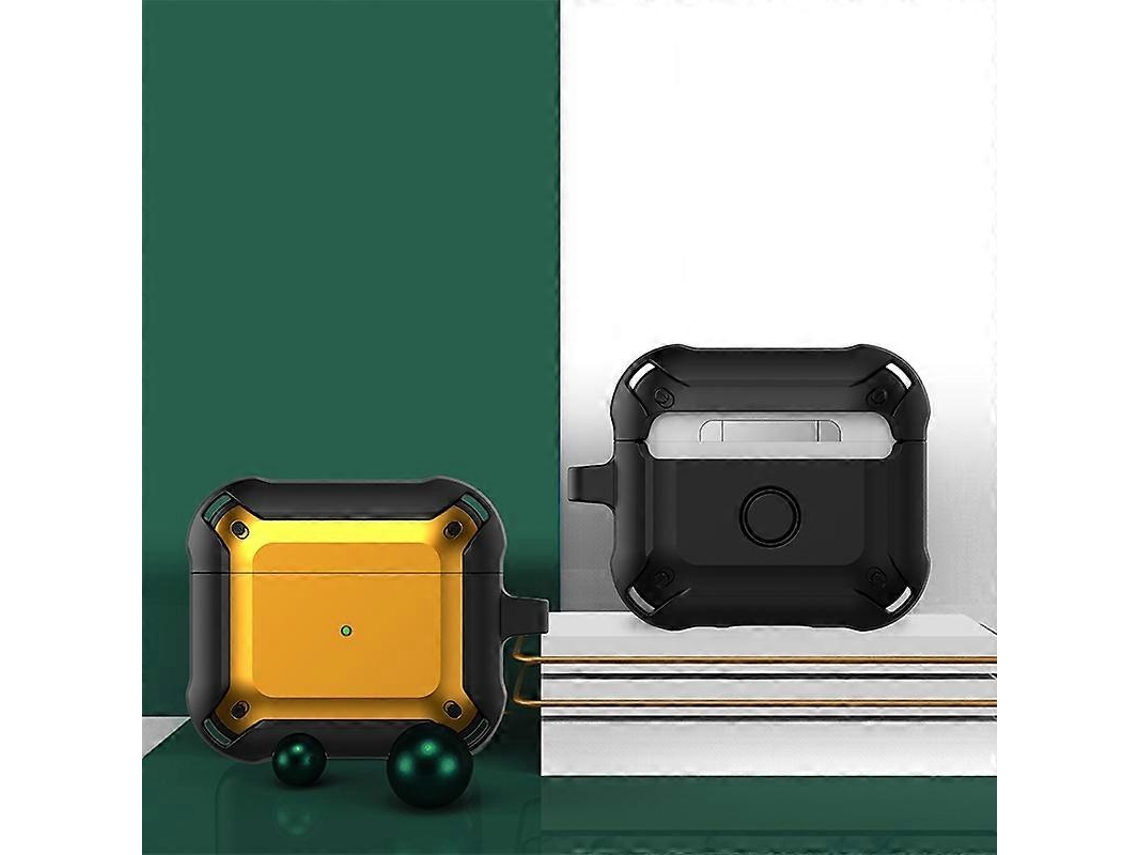 Capa Protetora Para Fones De Ouvido Armor Com Gancho Para Airpods 3